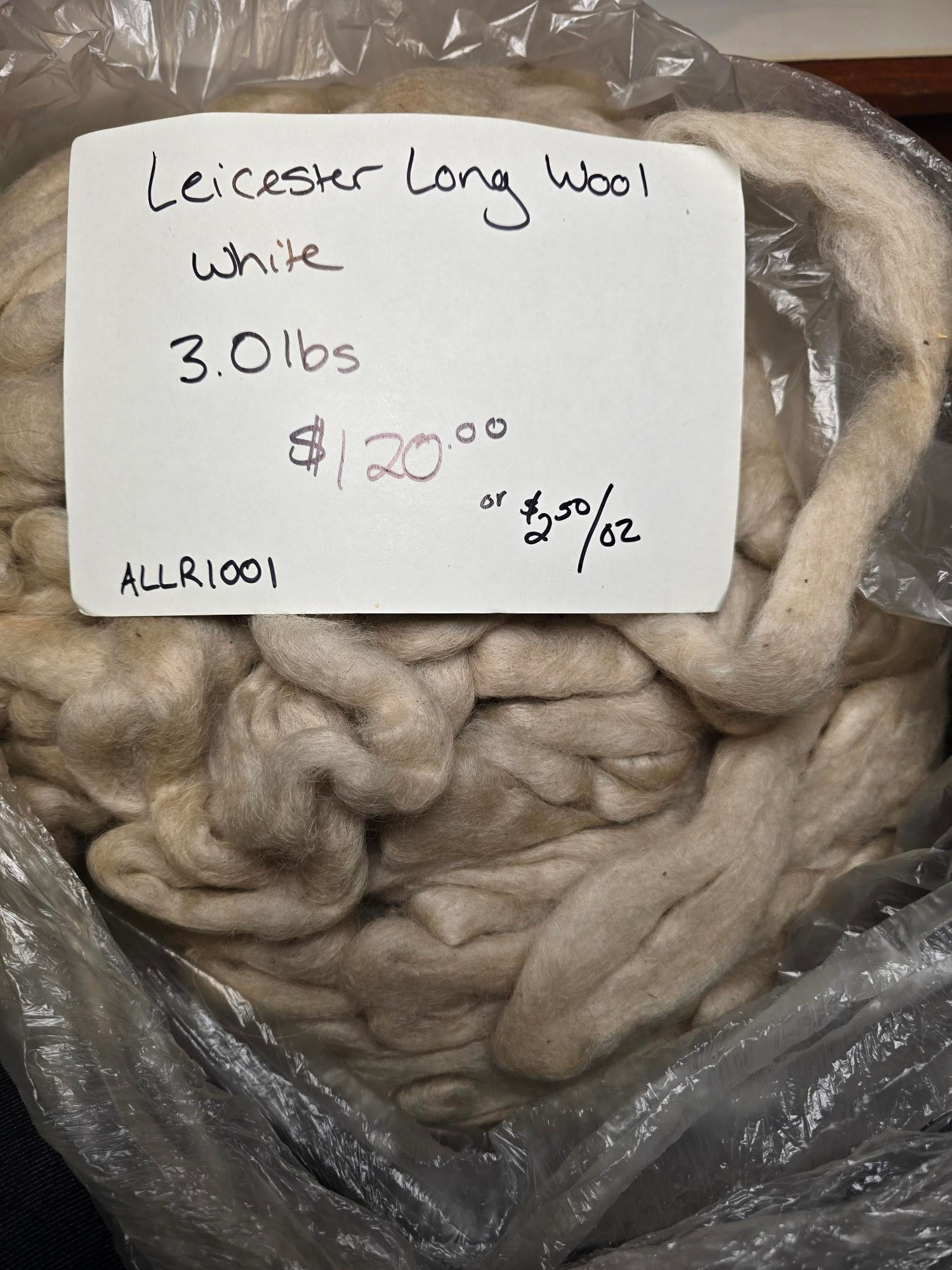 Leicester Long Wool Fleece