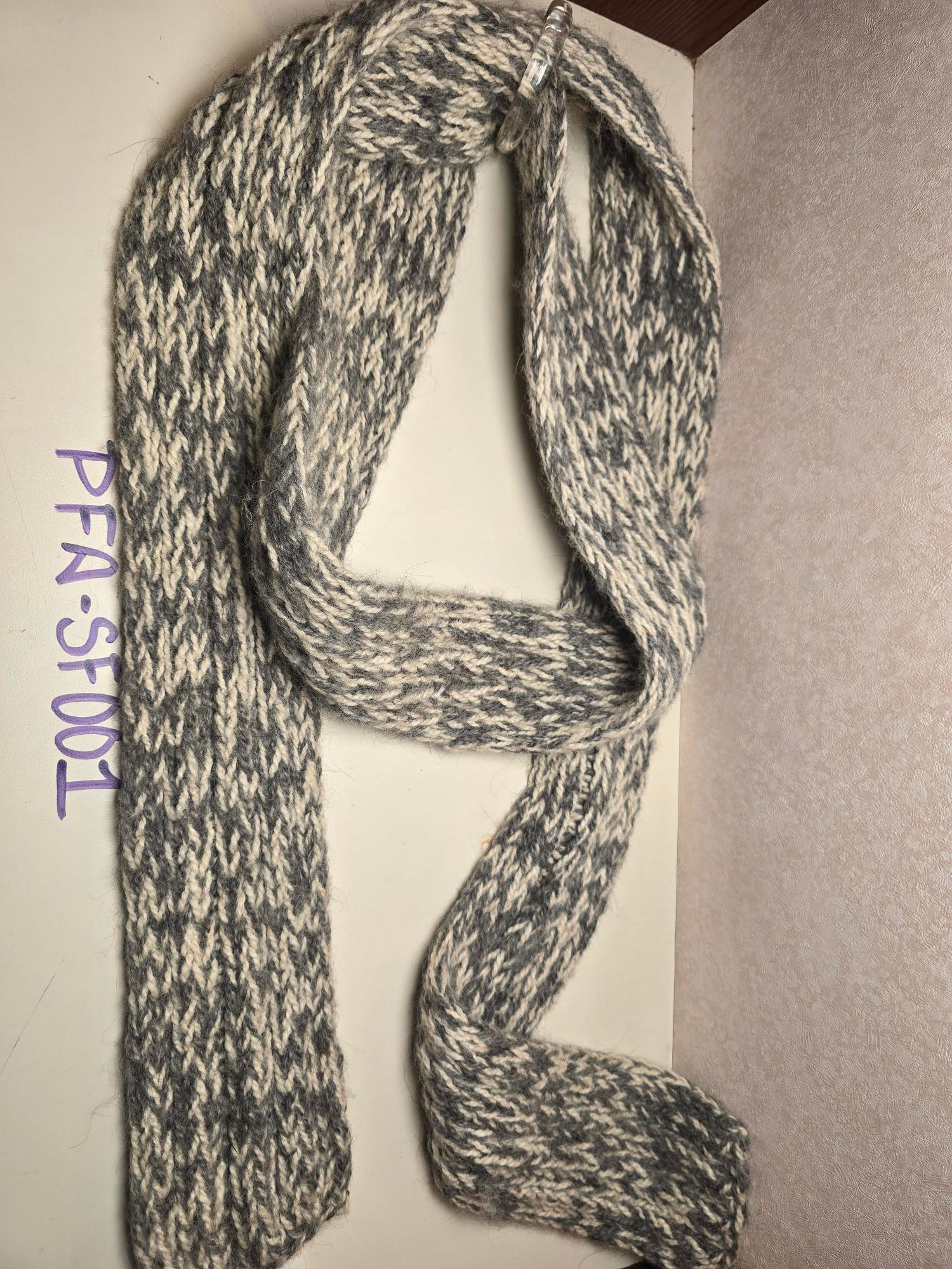 Knit Alpaca Scarf