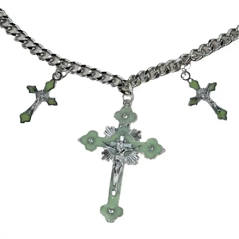 Thumbnail: Chrome Cross Necklace