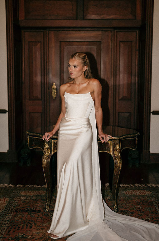 Custom Nupt wedding dress design