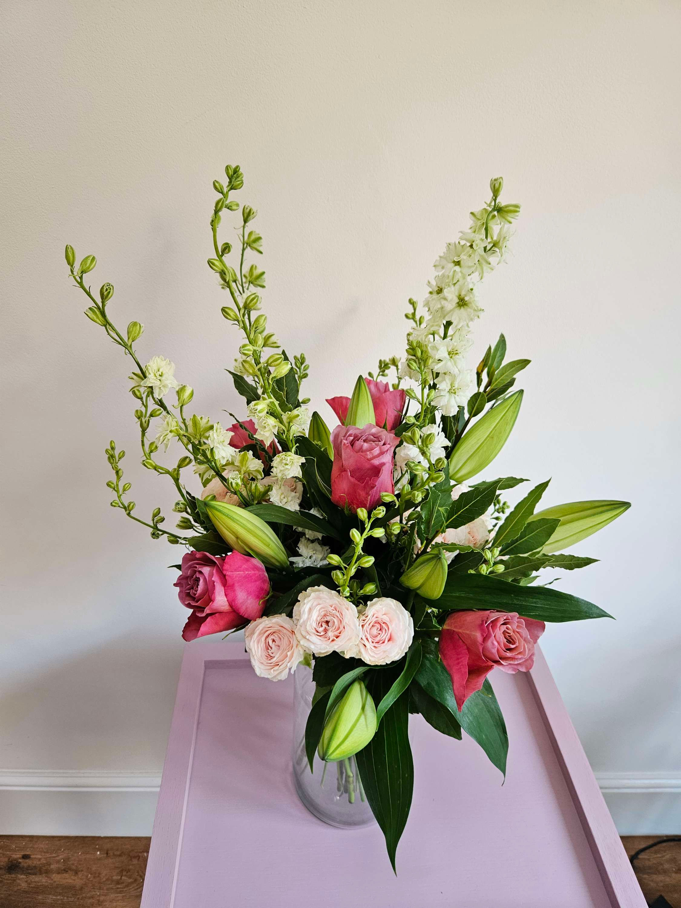 Classic Lilies and Roses