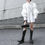 Thumbnail: Daoko Pleated Puff Long Sleeve Shirt - White