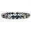 Thumbnail: Union - Black Silk Stone Gemstone Beaded Bracelet