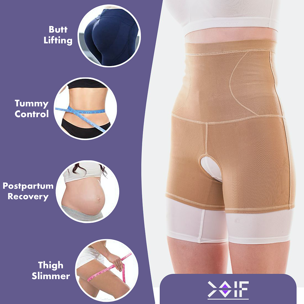 Thumbnail: Women's High Waist Body Shapewear - Thigh Support