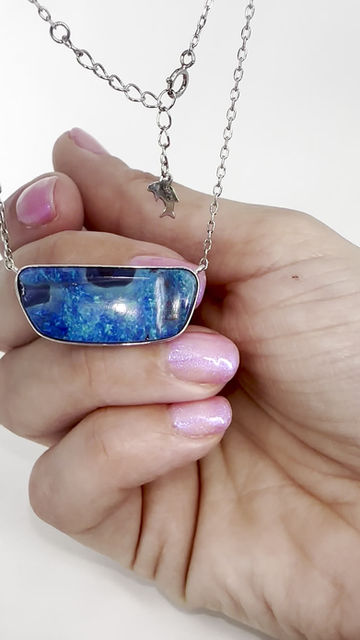 Miniatura: Colgante Deep Blue 