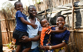 Meet a happy couple, smiling after a couple's clinic session in Chikwawa district. They are beneficiaries of the AGYW interventions.