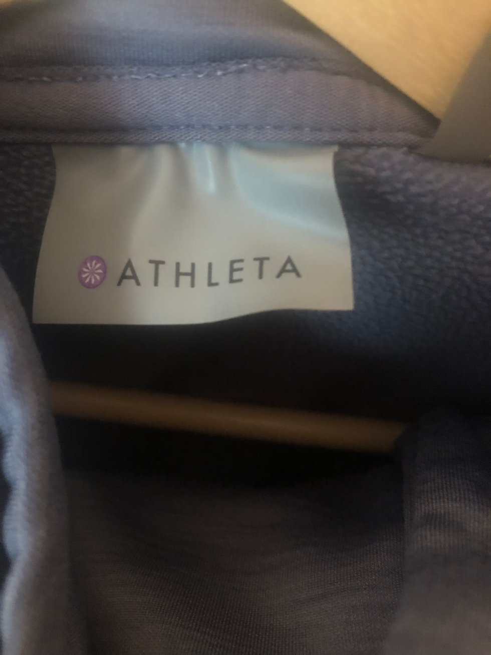 Thumbnail: Athleta Blue side half zip - Sz L
