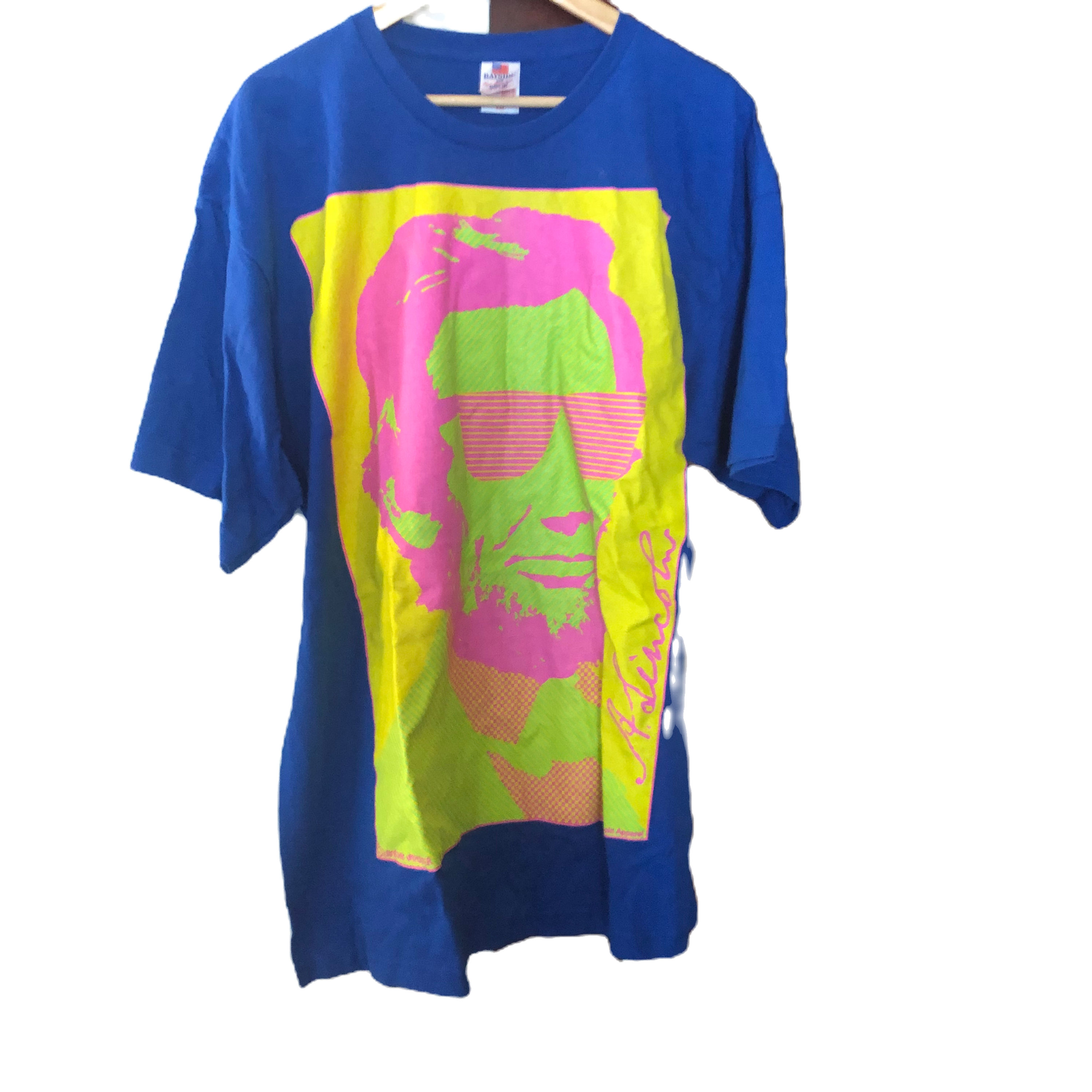 Abraham Lincoln Cotton T-Shirt - Sz 2XL