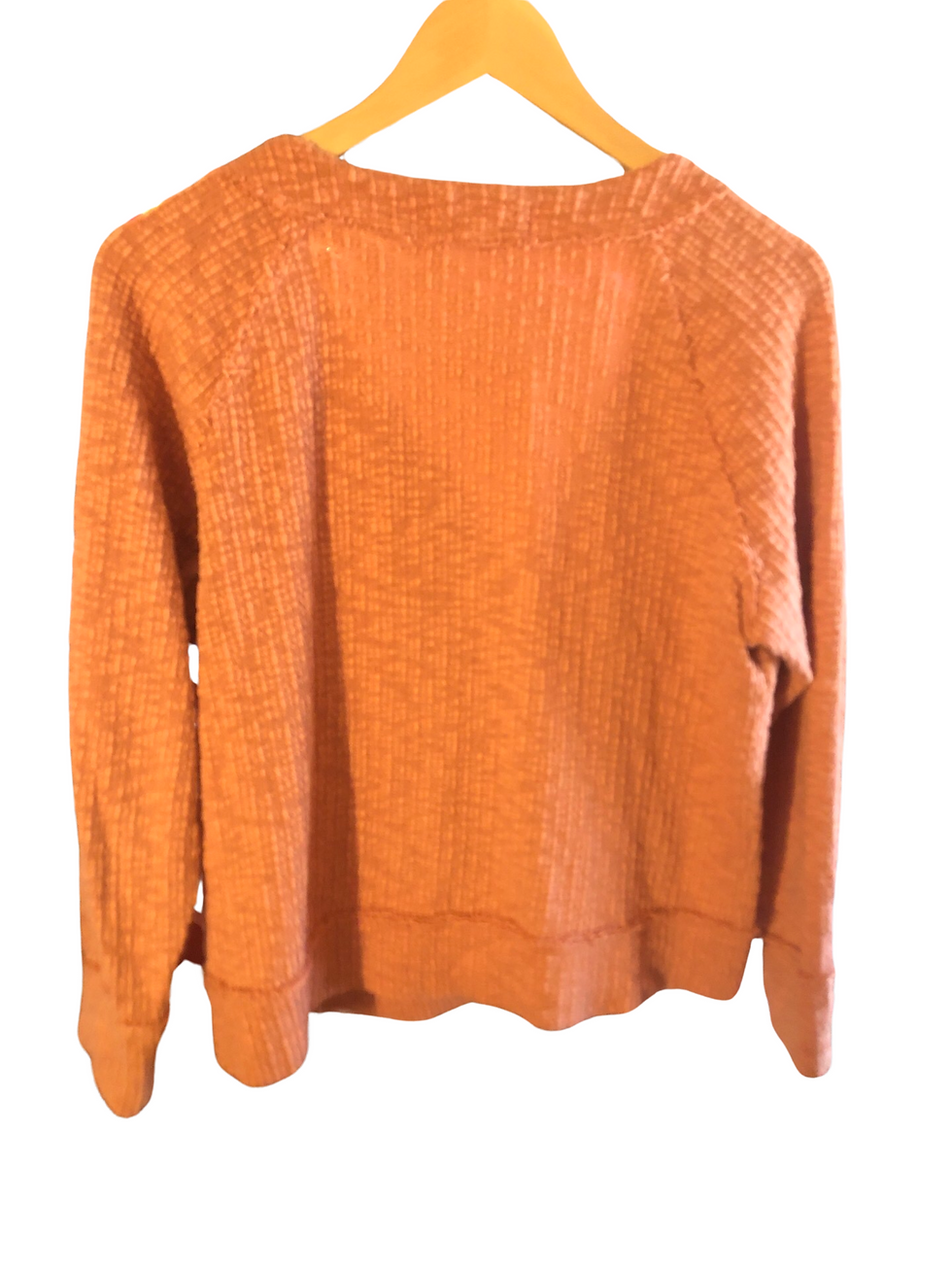 Thumbnail: Luverie Apricot linen blend cardigan Sz M