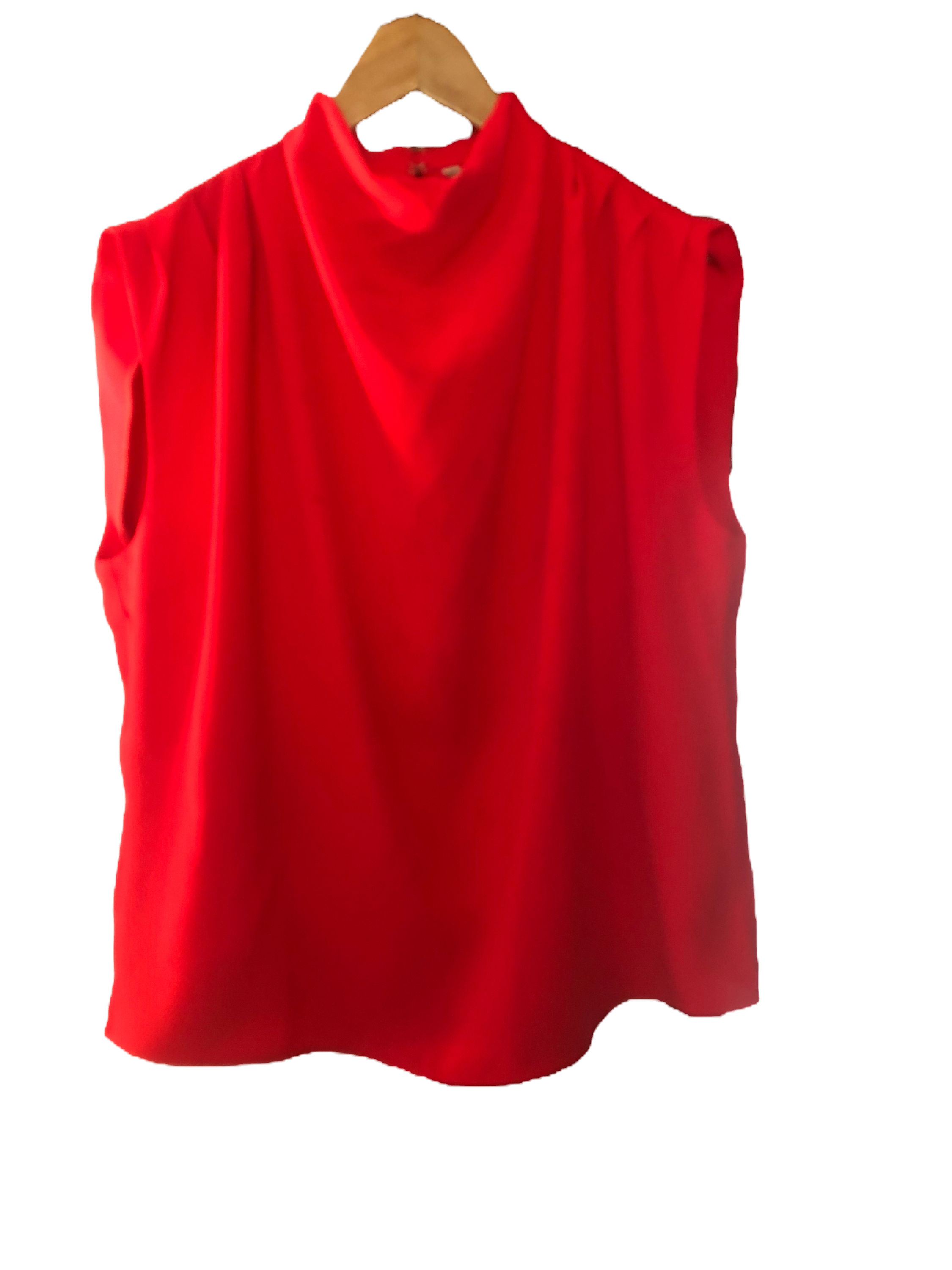 Amanda Uprighard sleeveless mock top - Sz XL