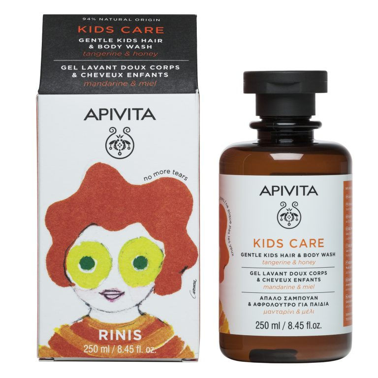 APIVITA GEL LAVANT DOUX ENFANTS MANDARINE ET MIEL 250ML