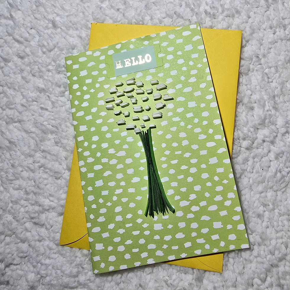 Thumbnail: Paper Quilled Greeting Card - Pattern Card Stock III