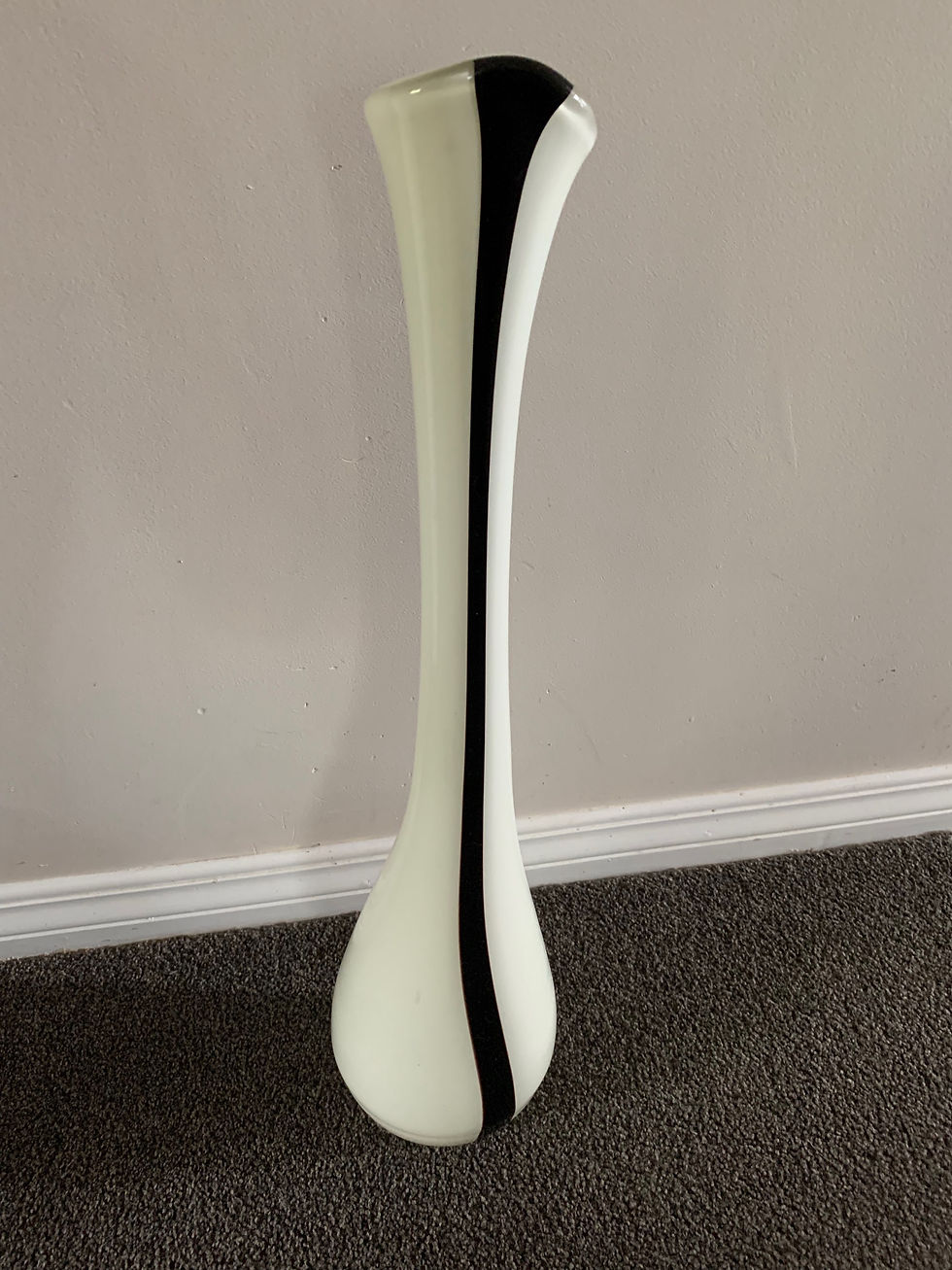 Thumbnail: Lovely large art glass vase 