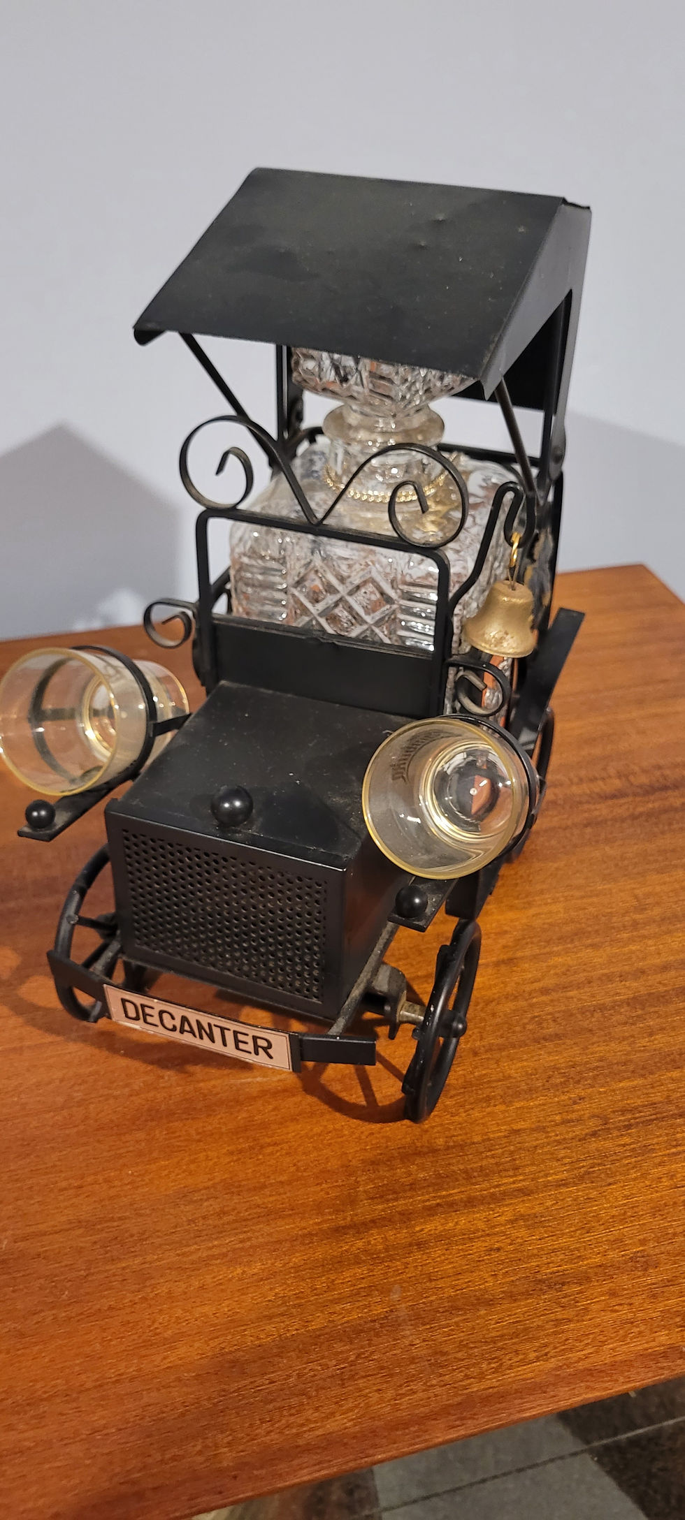 Thumbnail: Vintage car decanters at Big Fat Hen 