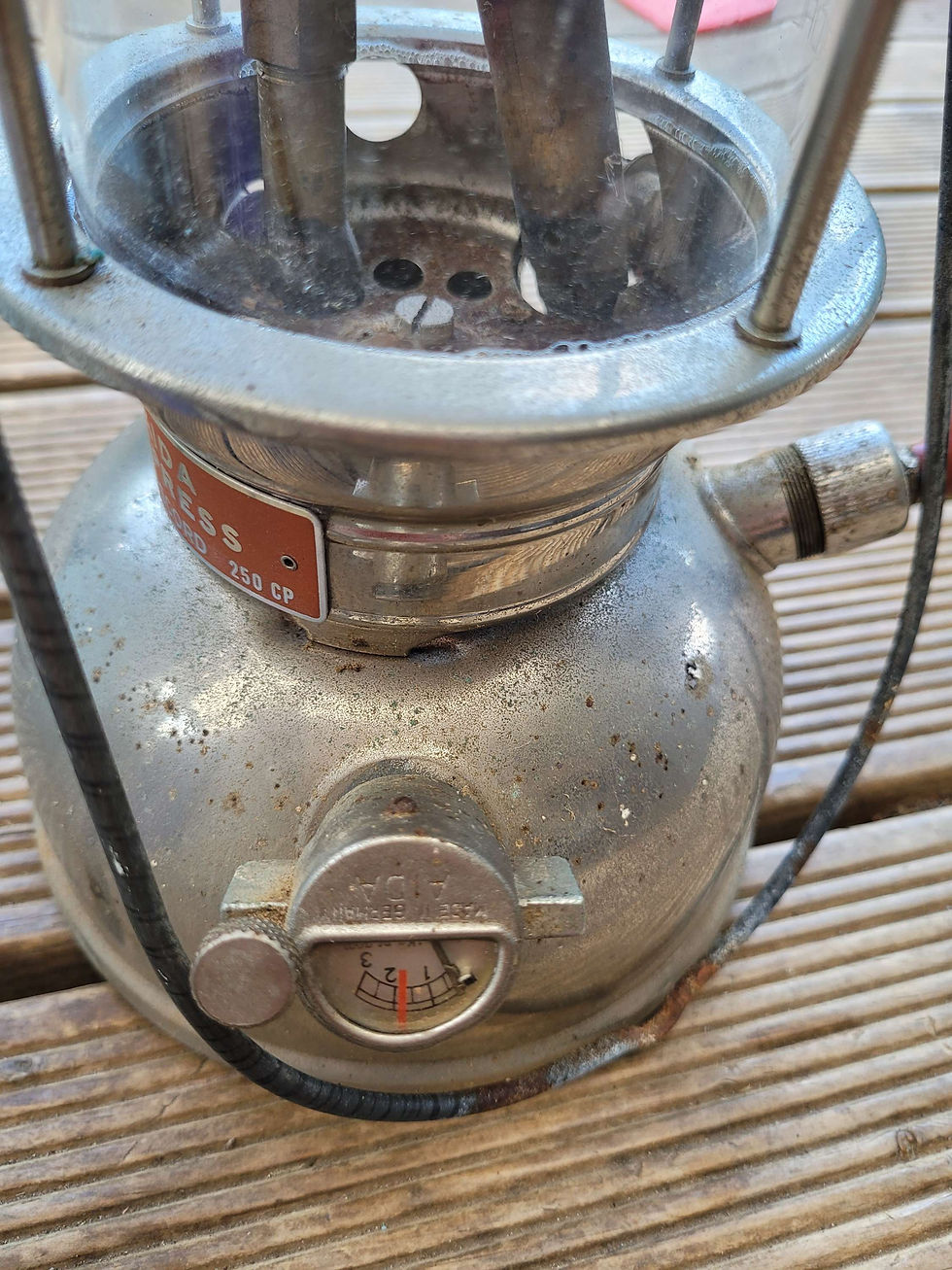 Thumbnail: Lovely antique kerosene lamp Record 1250