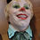 Thumbnail: Amazing set of 4 clown plaster wall plaques similar to Bossons 