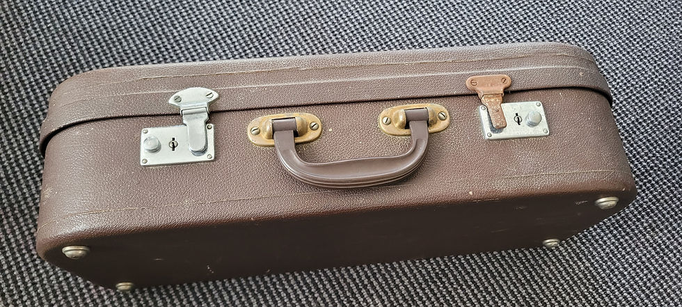 Thumbnail: Vintage Lark Foreign trumpet in hard case 
