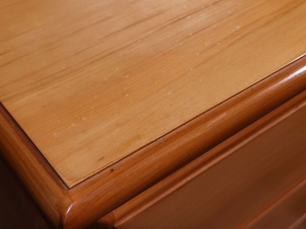 Thumbnail: SOLD ! Mid century possibly rimu drawer unit 