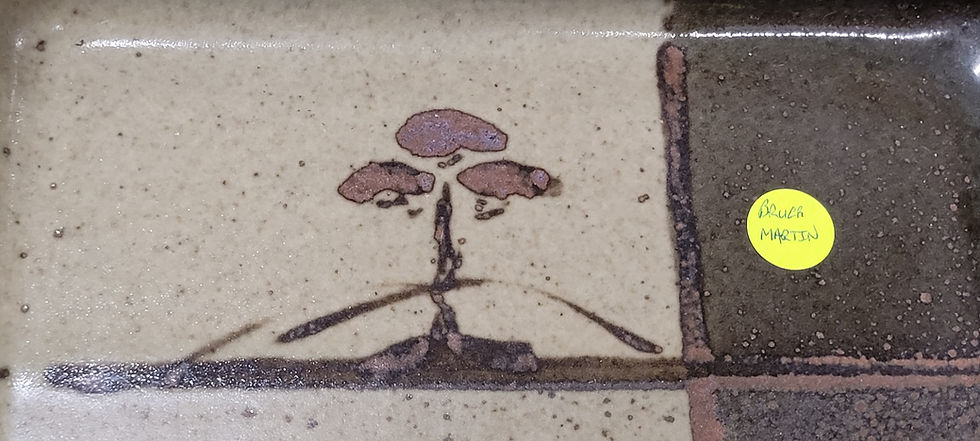 Thumbnail: Lovely Bruce Martin glazed tray 