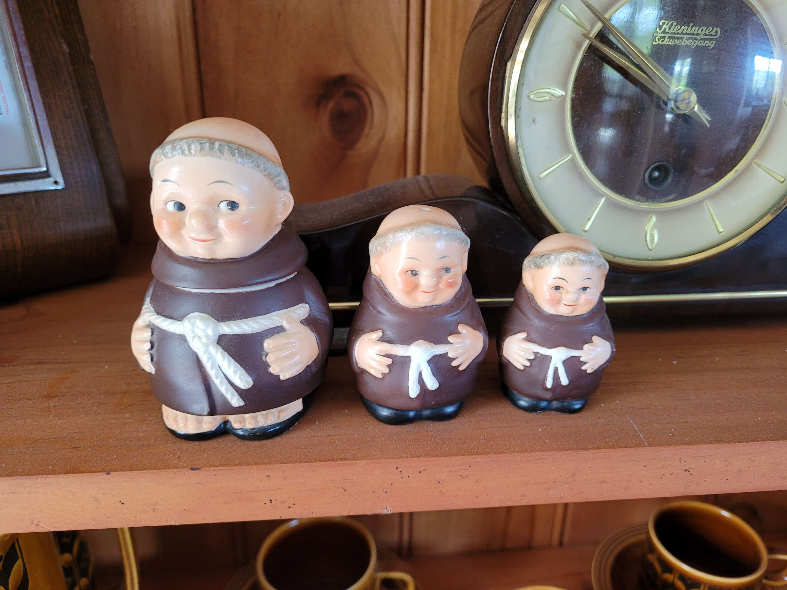 Hummel Goebels salt pepper and mustard Monk set 