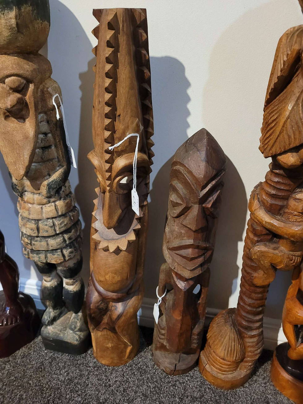 Thumbnail: Pacific Island wooden statues from $40