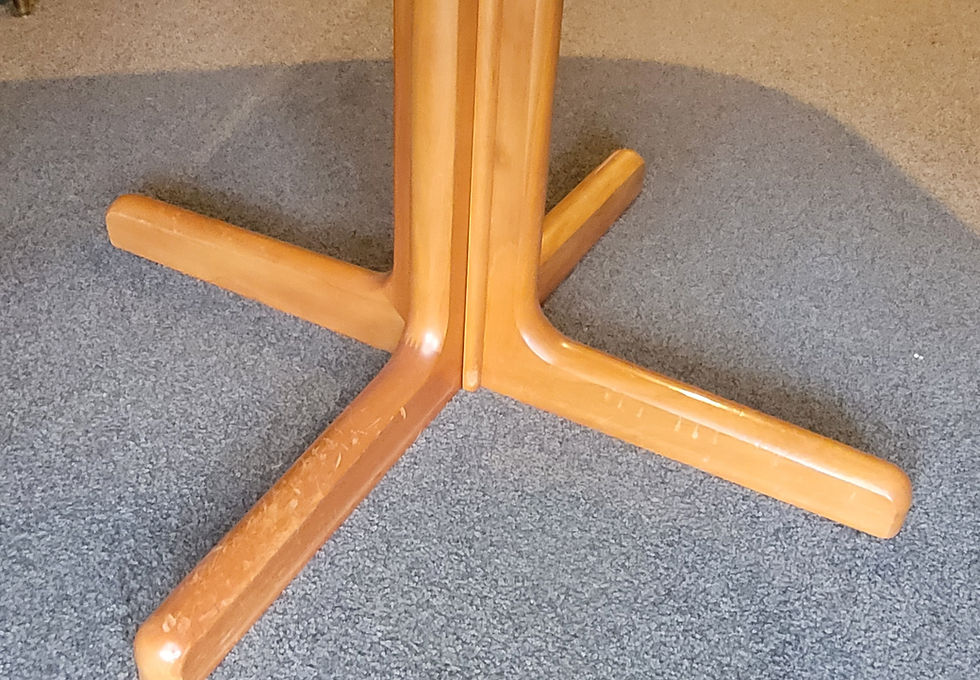 Thumbnail: Lovely D A Lewis rimu extendable table 