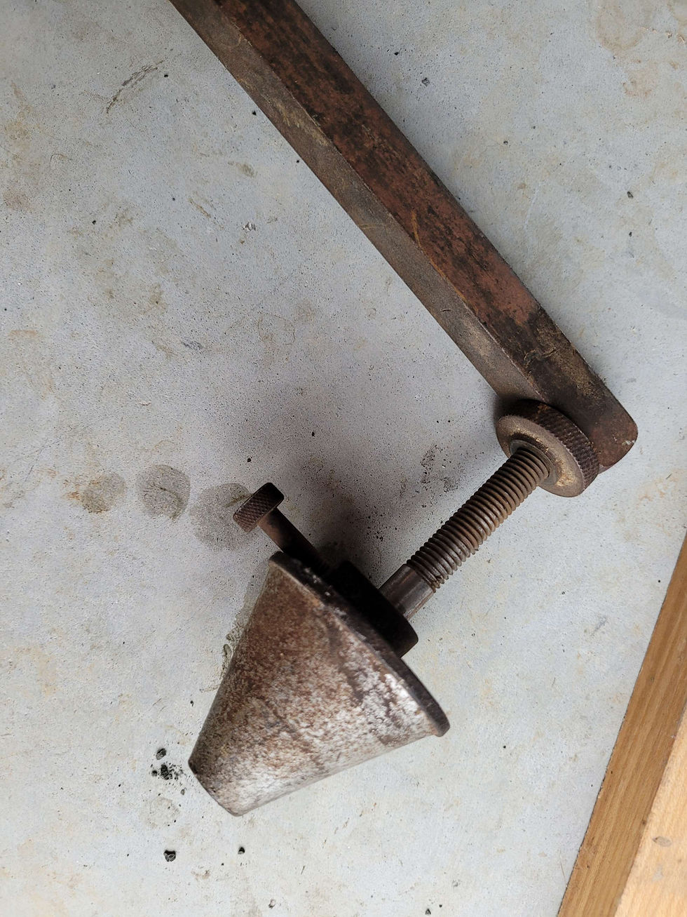 Thumbnail: Panhans Vintage rivet press and attachment 