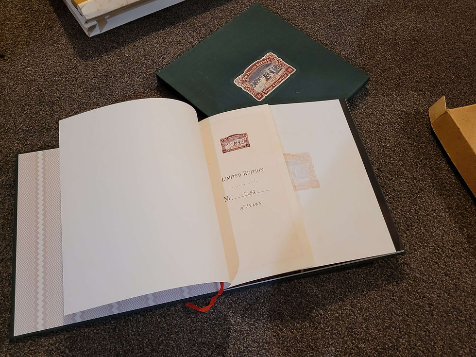 Thumbnail: New Zealand heritage stamp collection in hard slip cover 