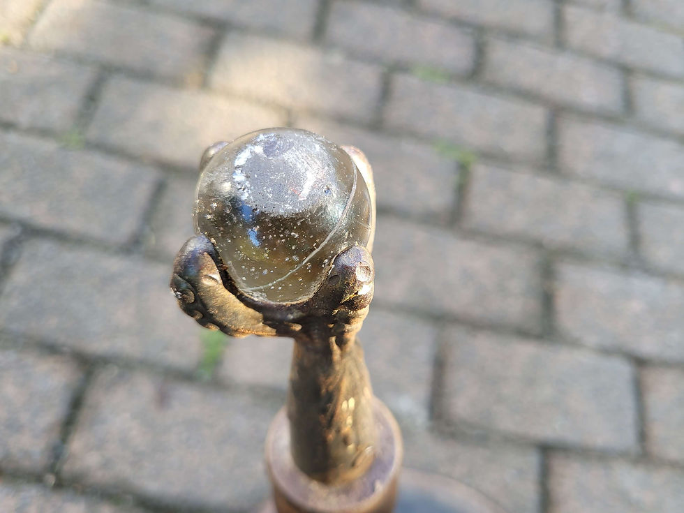 Thumbnail: Antique Tonk adjustable piano stool 