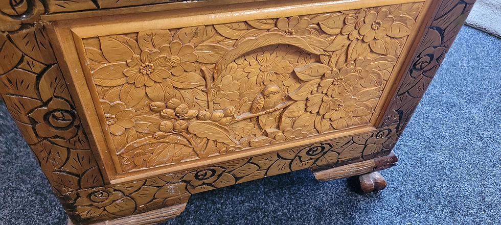 Thumbnail: Lovely large vintage camphor chest 