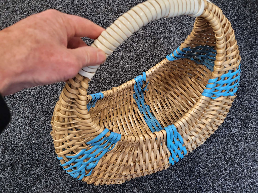 Thumbnail: Retro cane / rattan banana basket