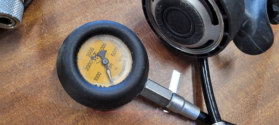 Amazing range of vintage scuba gear 