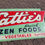 Thumbnail: Vintage Watties frozen food sign