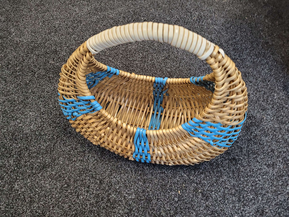 Thumbnail: Retro cane / rattan banana basket