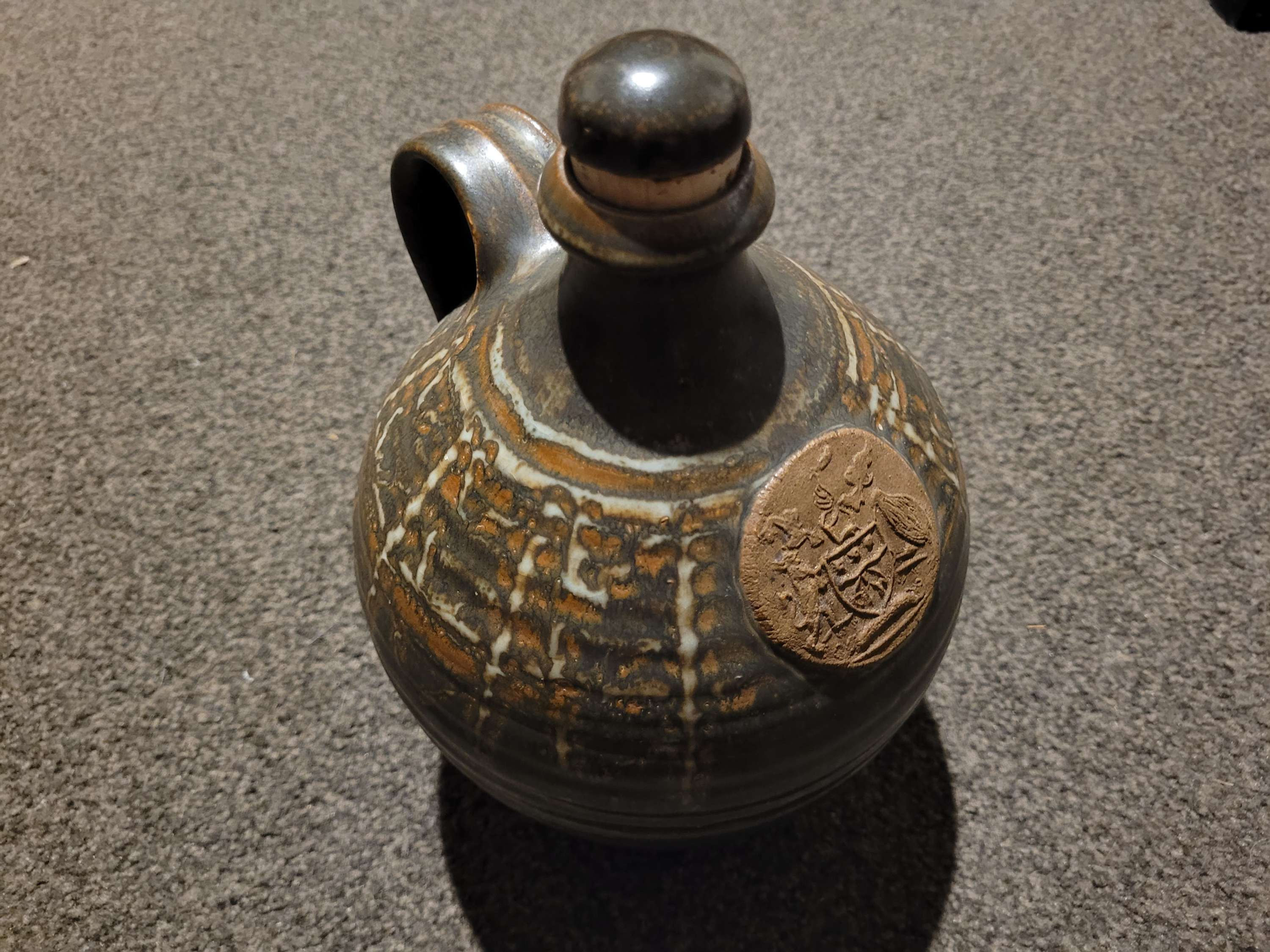 Estelle Martin pottery carafe made for Napier City Council 