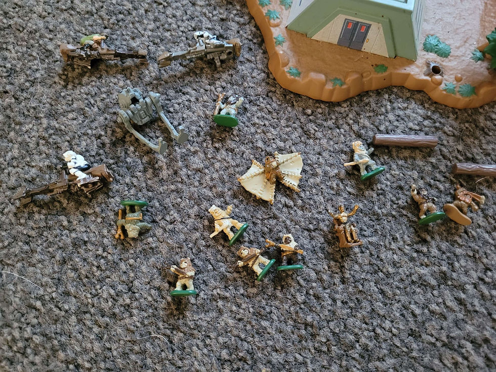 Thumbnail: Awesome collection of 1990s vintage star wars micro machines collectibles SOLD