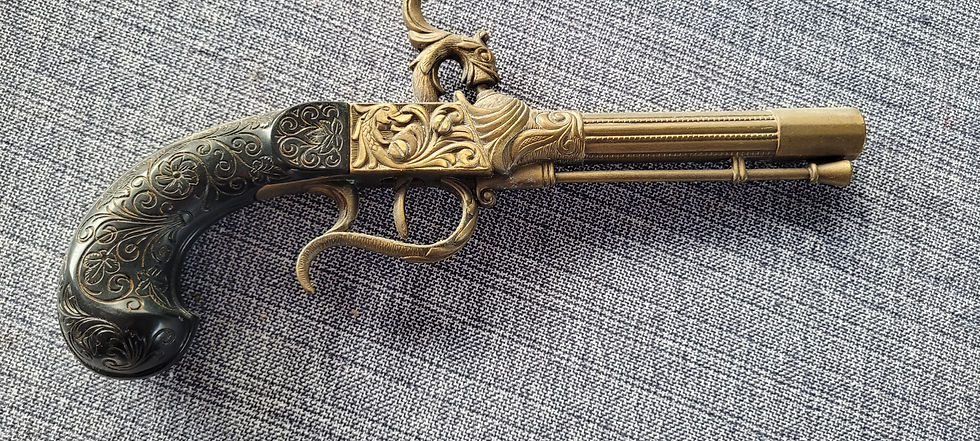 Thumbnail: Vintage replica flintlock pistols 