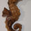 Thumbnail: Lovely folk art large vintage wooden seahorse