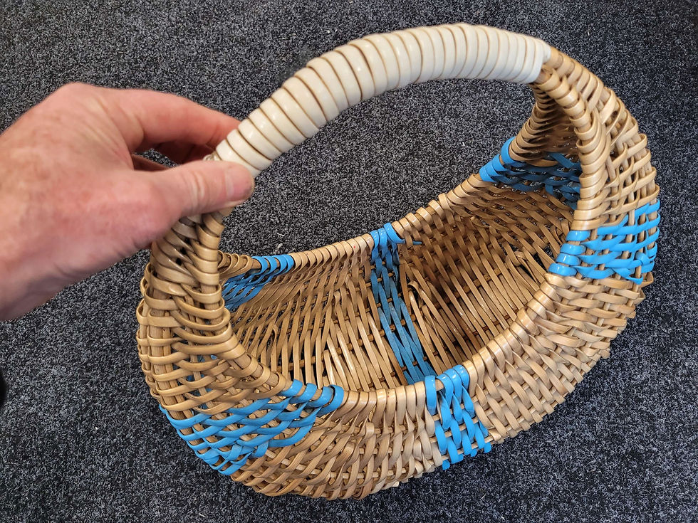 Thumbnail: Retro cane / rattan banana basket