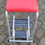 Thumbnail: Retro tangerine coloured step stool 