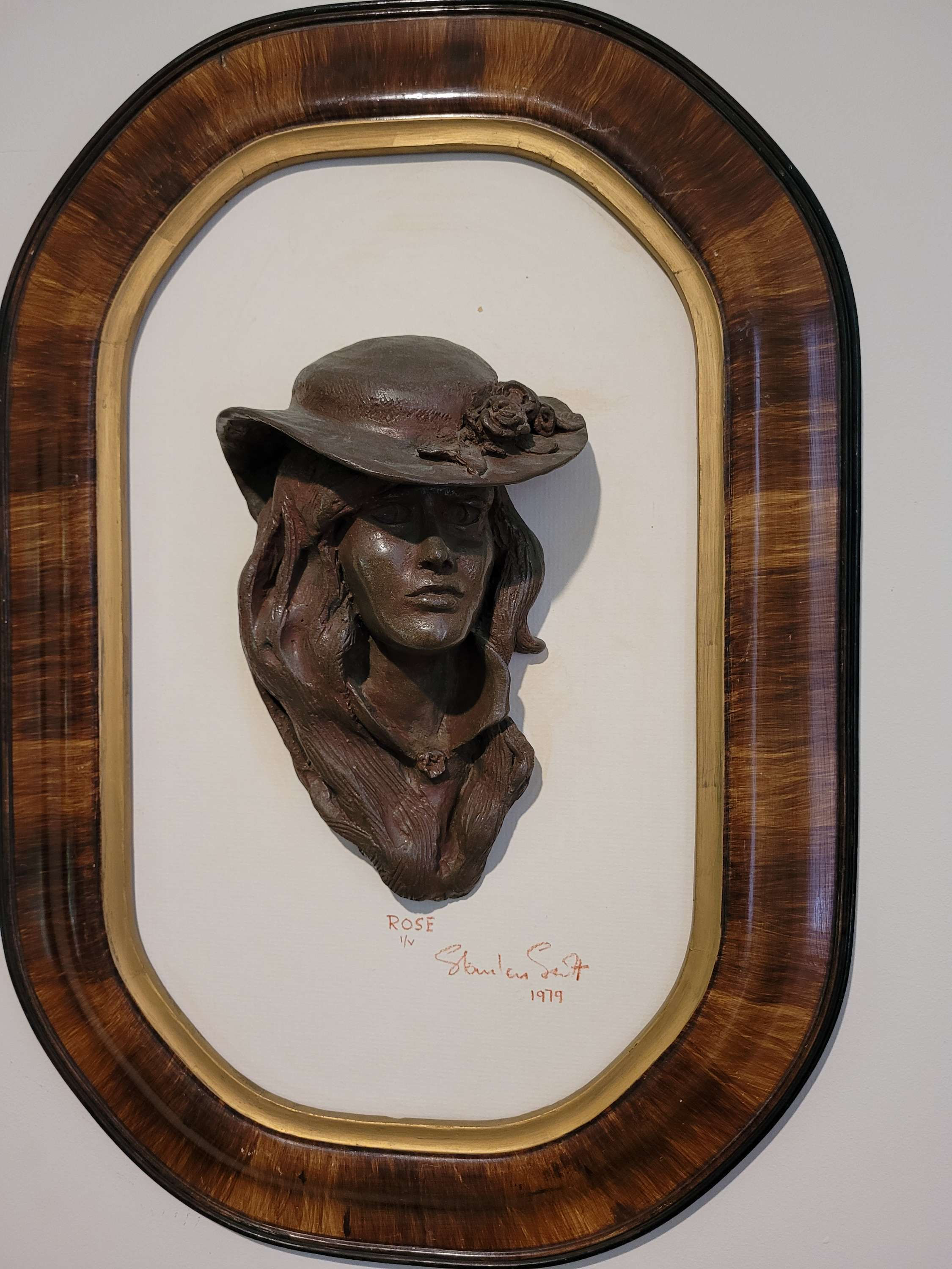Framed sculpture 1979 by Stanley Scott