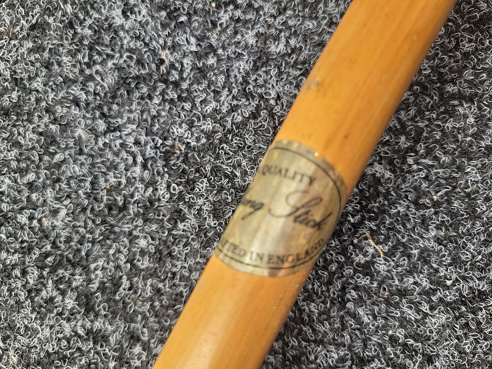 Thumbnail: Awesome collection of vintage brass and wood walking sticks 