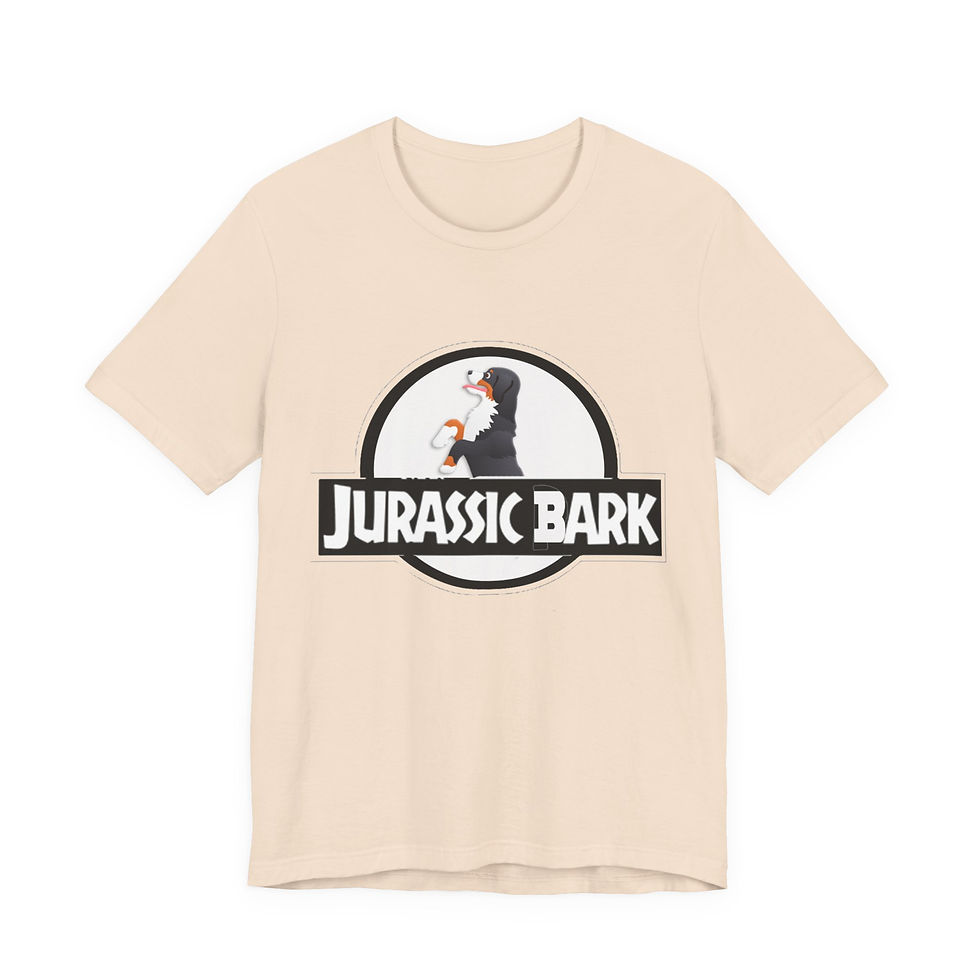Thumbnail: Bernese Mountain Dog Jurassic Bark Tshirt