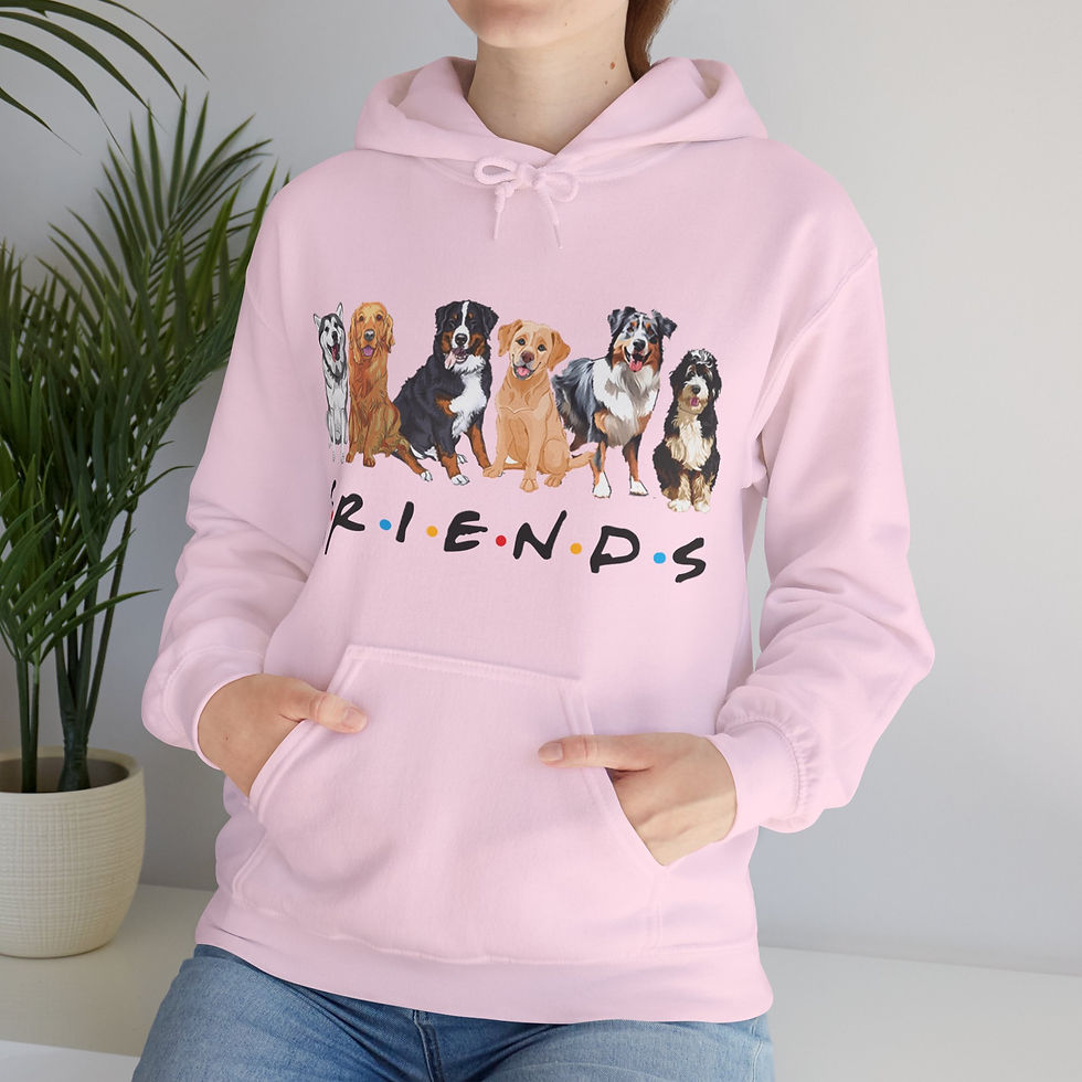 Thumbnail: Dog Friends Hoodie - Friends TV Show Logo
