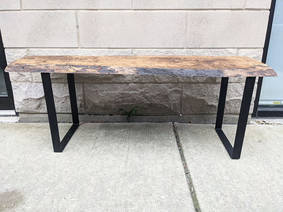 Thumbnail: Live edge Maple Slab Coffee Table