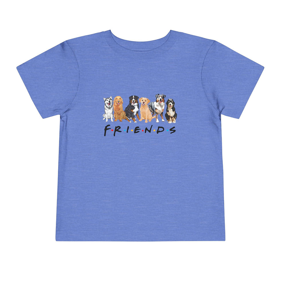 Cute Dog Friends Toddler Tee