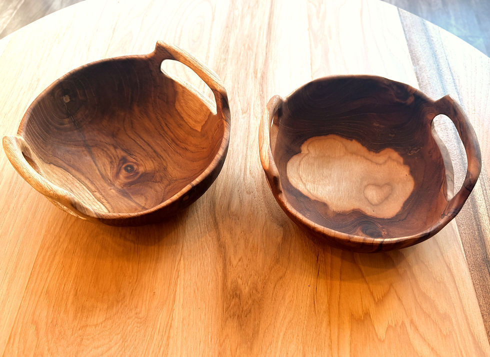 Thumbnail: Handcrafted Teak Bowls