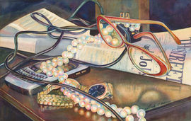 Day Job watercolor art by Linda Wokoun artist.jpeg