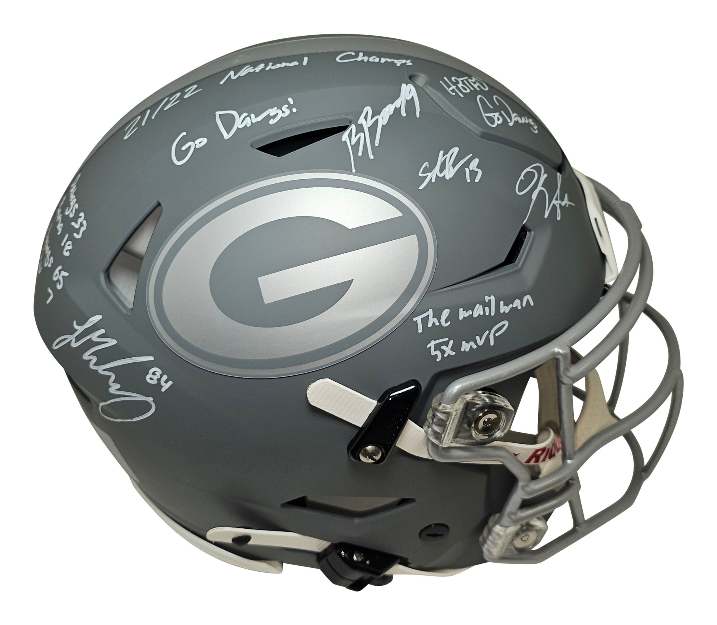 Kirby, Stetson, Brock, and Ladd Signed Flex Helmet w/ Insc Beckett COA