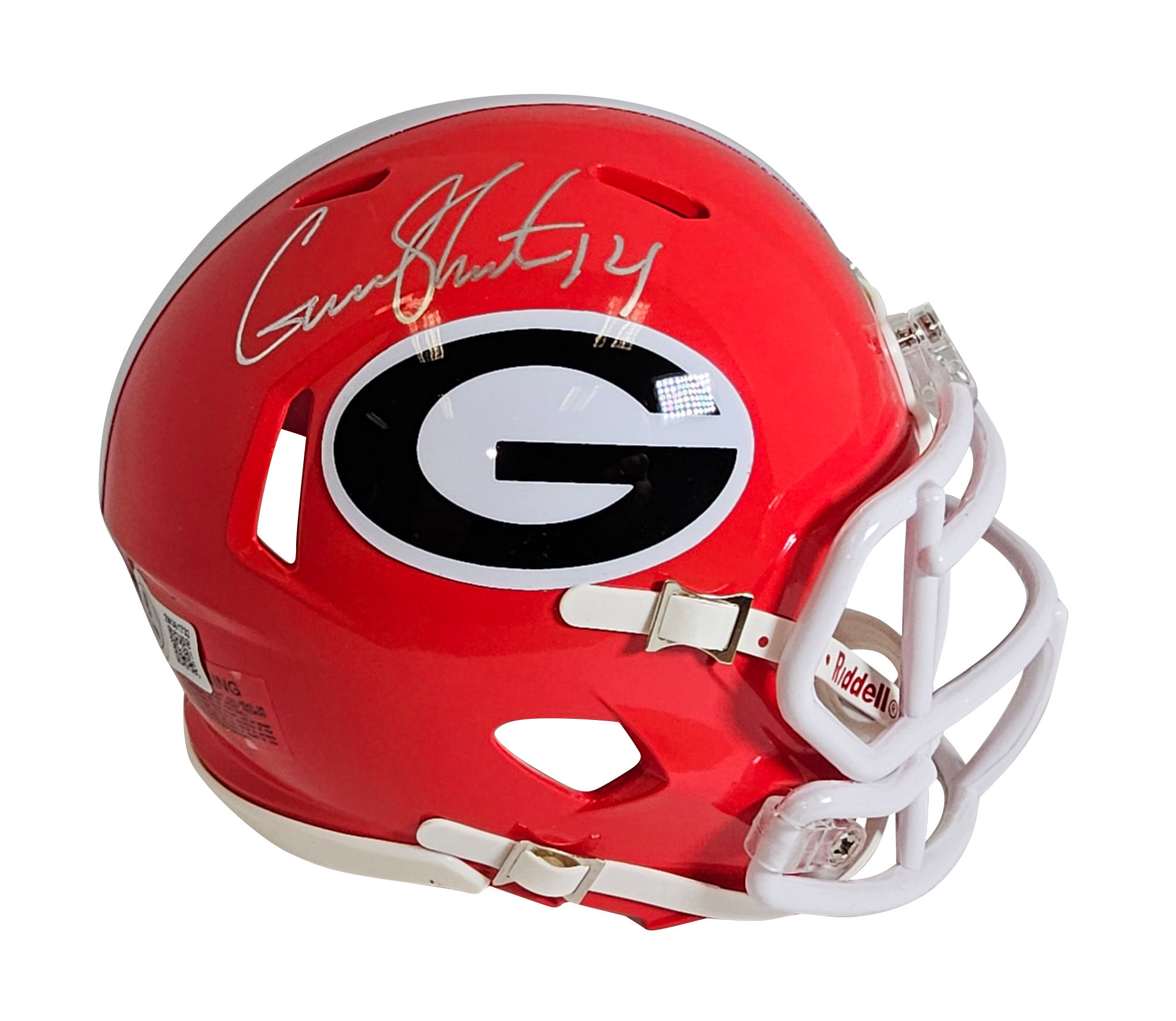 Gunner Stockton Autographed Georgia Mini Helmet Beckett COA